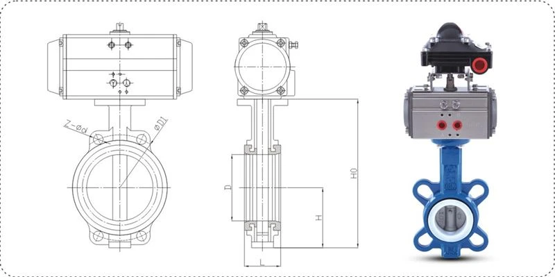 Pneumatic Butterfly Valve